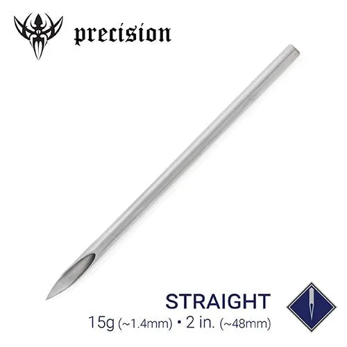 15g Sterilized 2 Body Piercing Needles Box of 100 Precision Needles Female Sex Toys