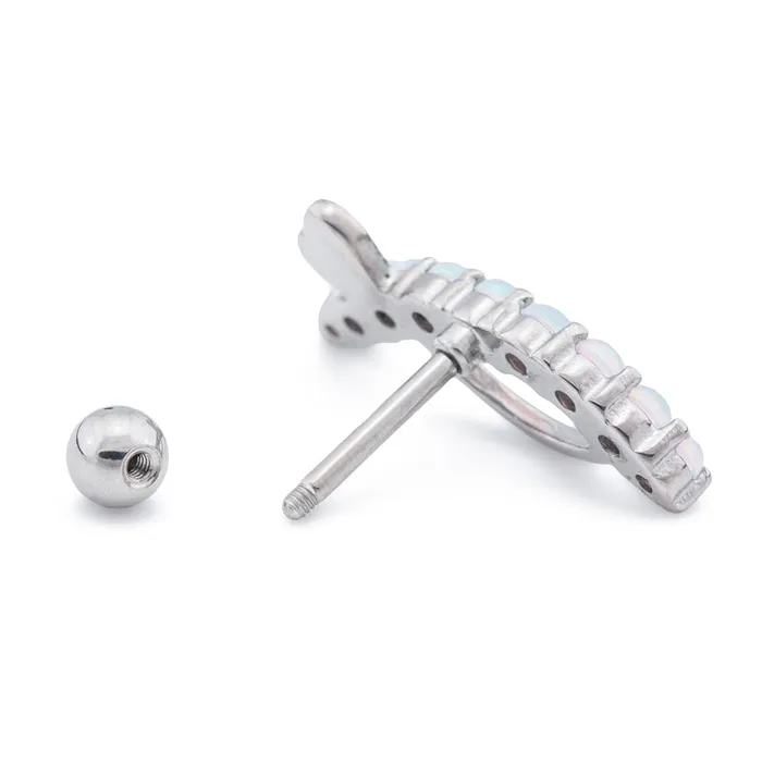 16g 516 Opal Love Straight Barbell Price Per 1 Painful Pleasures Female Sex Toys
