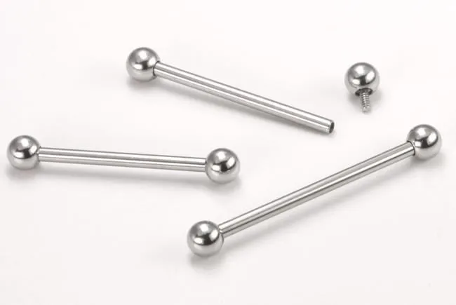 18g Internal 08mm Threading Steel Straight Barbell Price Per 1 Painful Pleasures Female Sex Toys