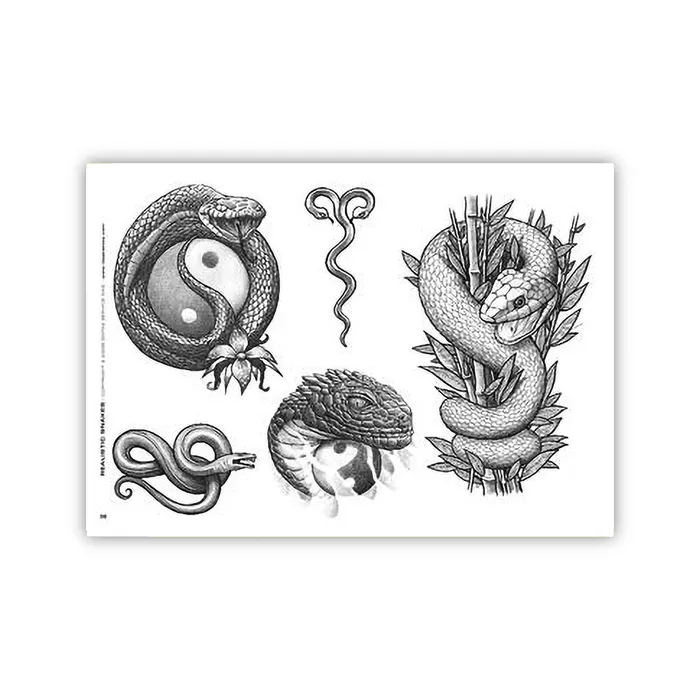 3ntini Vibrators Tattoo Professionist 01 Snakes Softcover Book