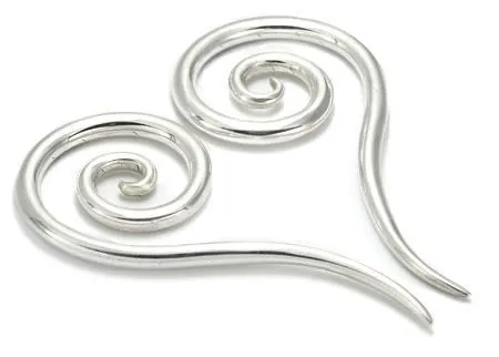 925 Sterling Silver Coil Ear Hangers Pricer Per 1 Elementals Organics Anal
