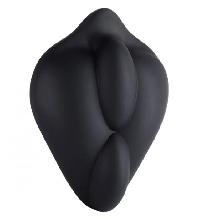Anal Bananapants BCush Textured Universal Dildo Base for Harness Play Black
