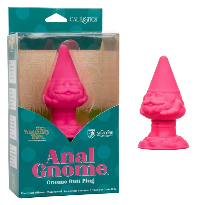 Anal CalExotics Naughty Bits Girthy Pink Gnome Butt Plug