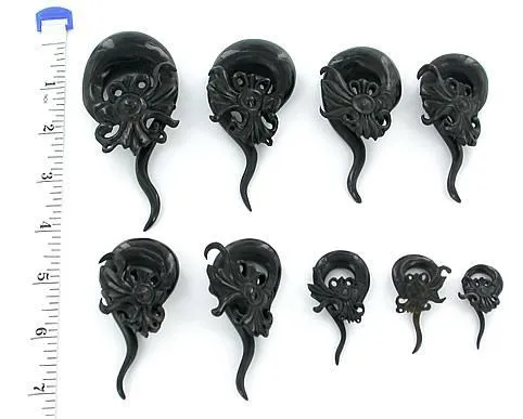 Anal Elementals Organics Black Horn Dayak Dragon Organic Hangers Body Jewelry Price Per 1