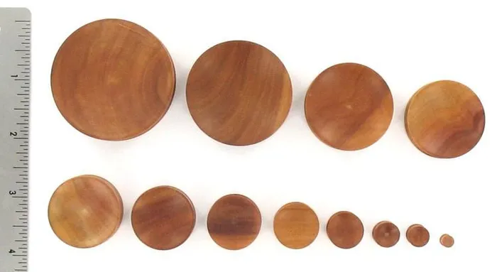 Anal Elementals Organics Solid Concave Saba Wood Plug Price Per 1