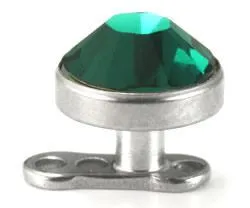 Anal Painful Pleasures 14g 12g Internally Threaded 5mm Magnetic Jewel Top for Magnetic Base Price Per 1
