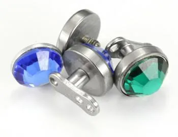 Anal Painful Pleasures 14g 12g Internally Threaded 5mm Magnetic Jewel Top for Magnetic Base Price Per 1
