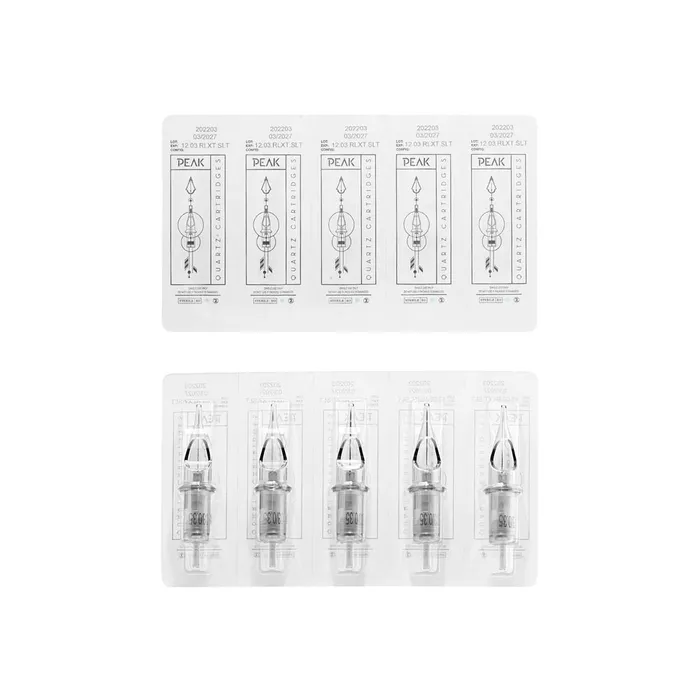 Anal Peak Peak Needles Quartz Box of 20 Cartridge Tattoo Needles