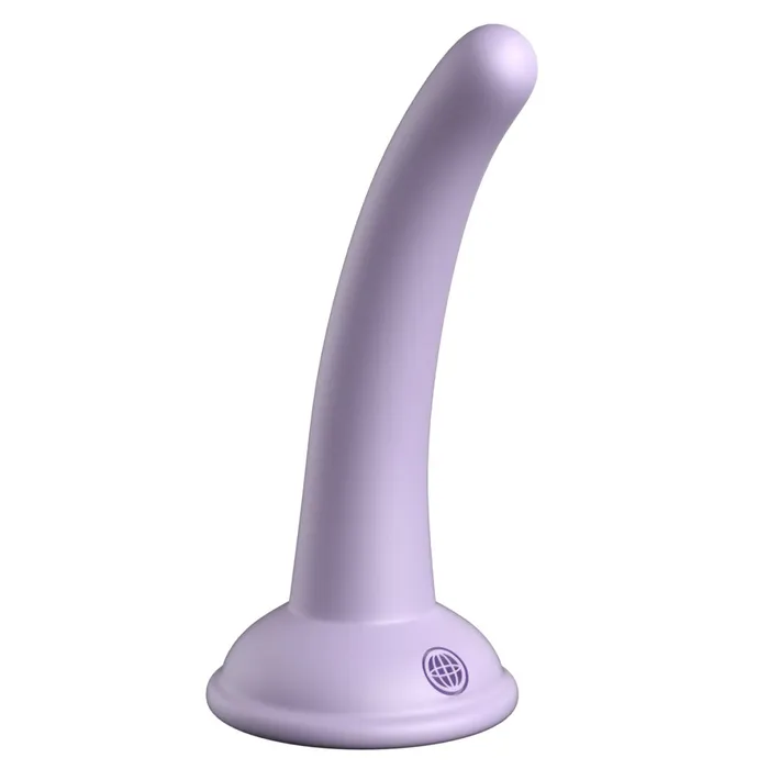 Anal Pipedream Products Curious 5 Inch First Time Pegging Silicone Dildo Purple