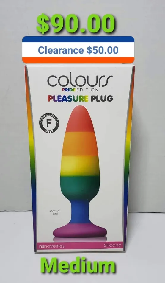 Anal Pleasher Spot Colours Pleasure Plug Pride Edition