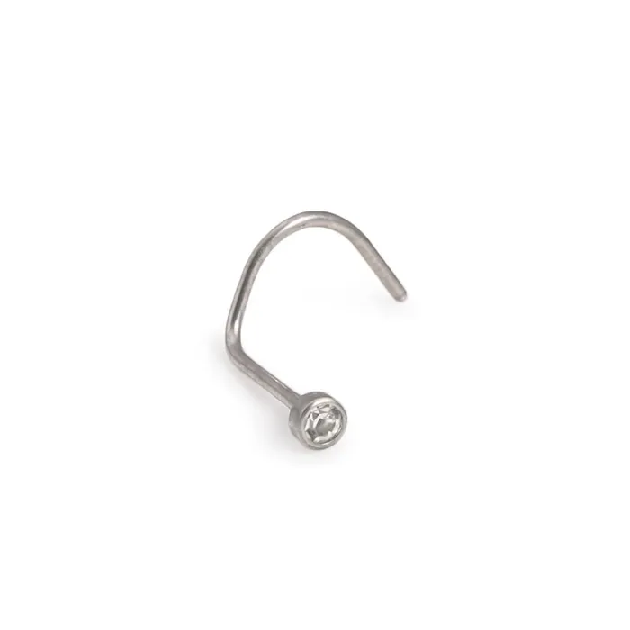 Anal Tilum Tilum 22g Titanium BezelSet Jewel Nose Screw Right Bend Flat Back Style Nostril Jewelry Anal Tilum Tilum 22g Titanium BezelSet Jewel Nose Screw Right Bend Flat Back Style Nostril Jewelry