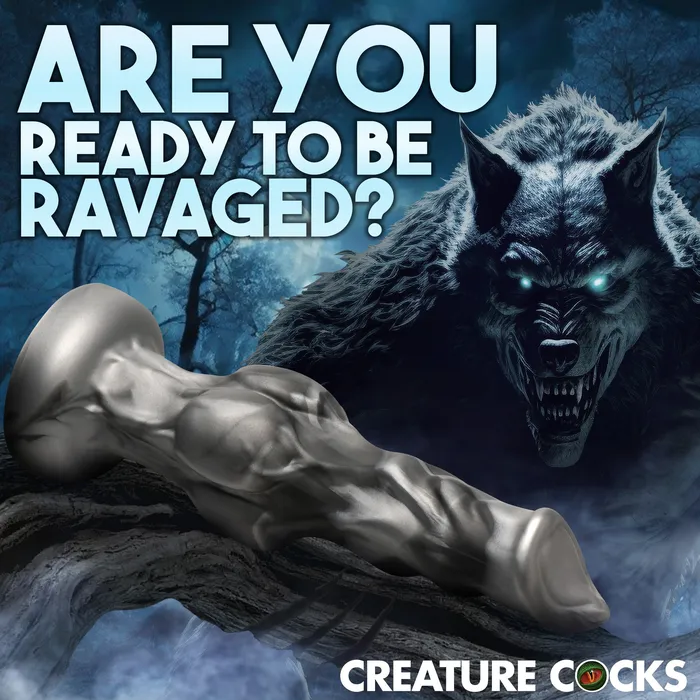 Anal XR Brands Night Prowler 675 Inch Werewolf Canine Dildo with Knot