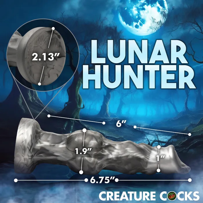 Anal XR Brands Night Prowler 675 Inch Werewolf Canine Dildo with Knot