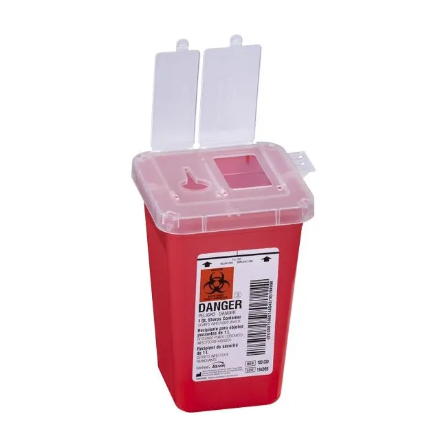Bemis Vibrators Bemis MultiUse Sharps Containers 1 Quart
