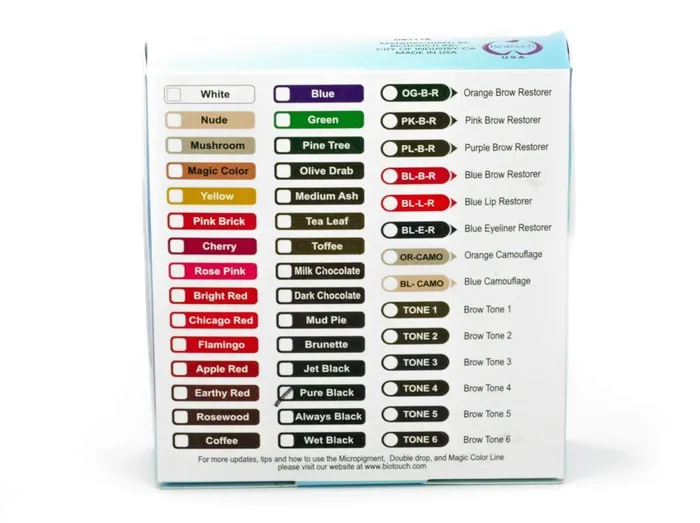 BioTouch Anal BioTouch Pure Single Use Pigment ALWAYS BLACK Permanent Makeup Ink