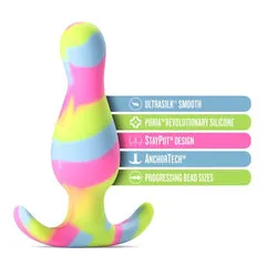 Blush Anal Kaleido Silicone Beginners Butt Plug