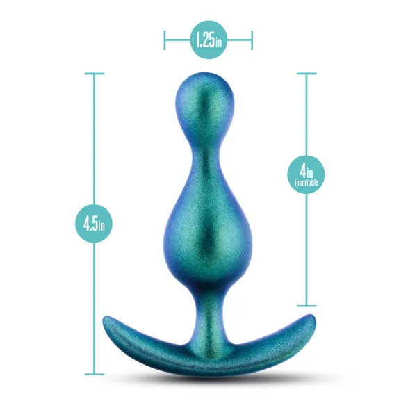 Blush Anal Matrix First Time Soft Silicone Butt Plug Shimmery Green