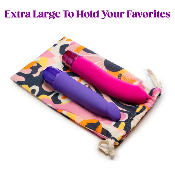 Blush Burst Colorful Toy Storage Bag Blush Vibrators