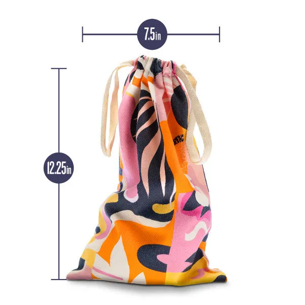 Blush Burst Colorful Toy Storage Bag Blush Vibrators