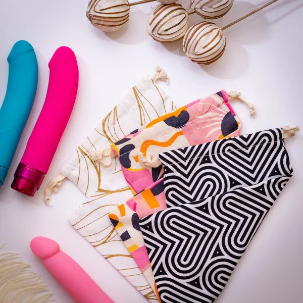 Blush Burst Colorful Toy Storage Bag Blush Vibrators