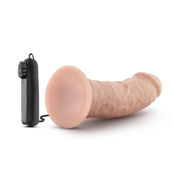 Blush Dildos Dr Joe 8 Inch Realistic Vibrating Dildo Vanilla