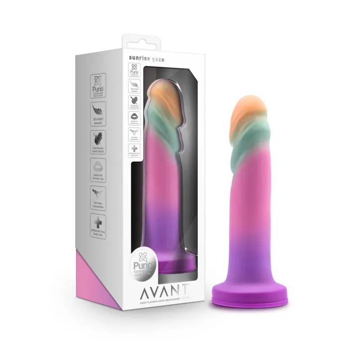 Blush Dildos Sunrise Gaze Silicone Suction Cup 75 Inch Dildo