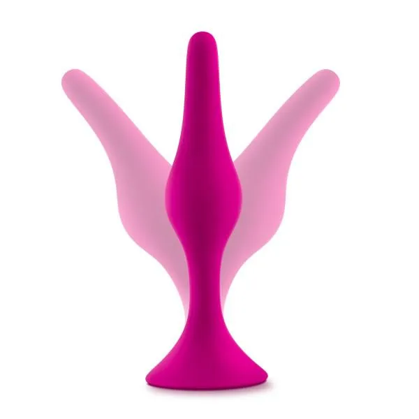 Blush Luxe Beginner 3 Plug Anal Trainer Set Various Colors Anal