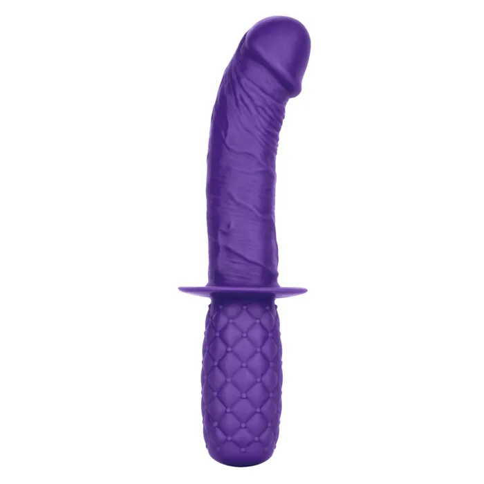 CalExotics Dildos Silicone Grip Thruster 75 Inch GSpot Dildo Purple