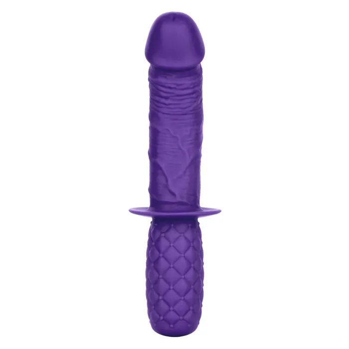 CalExotics Dildos Silicone Grip Thruster 75 Inch GSpot Dildo Purple