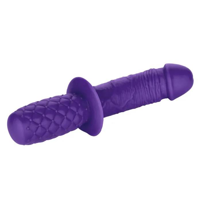CalExotics Dildos Silicone Grip Thruster 75 Inch GSpot Dildo Purple