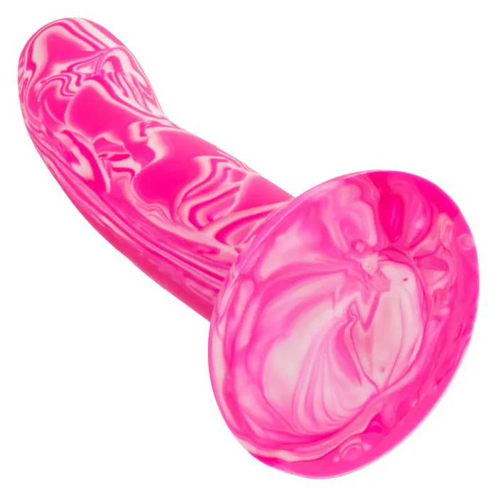 CalExotics Dildos Twisted Love 475 Inch Beginner Silicone Dildo Pink