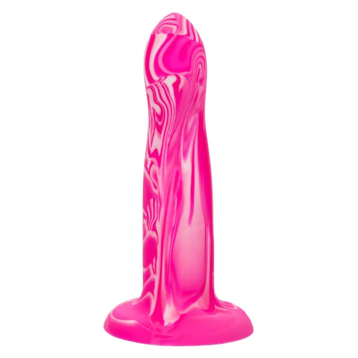 CalExotics Dildos Twisted Love 475 Inch Beginner Silicone Dildo Pink