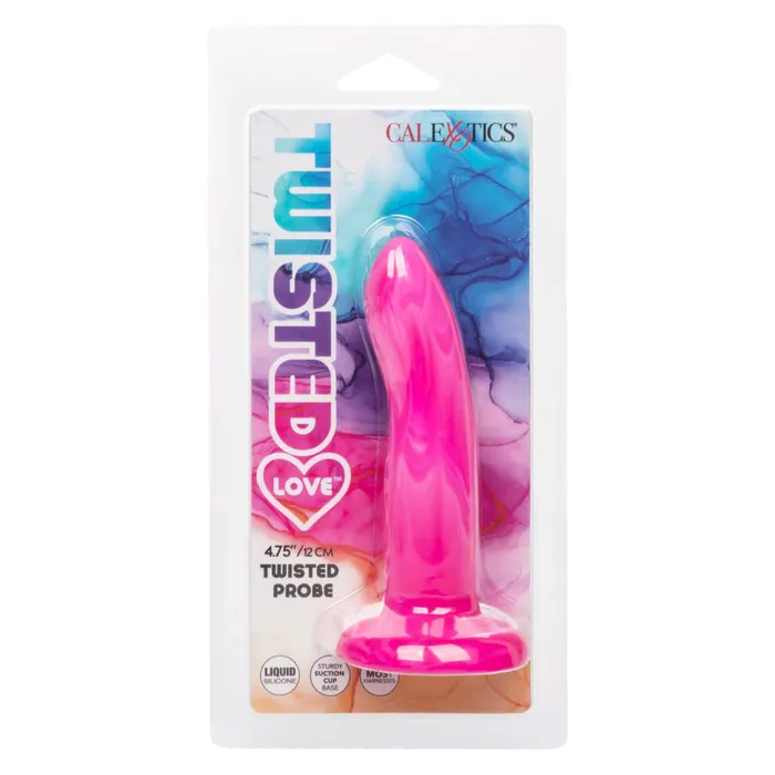 CalExotics Dildos Twisted Love 475 Inch Beginner Silicone Dildo Pink