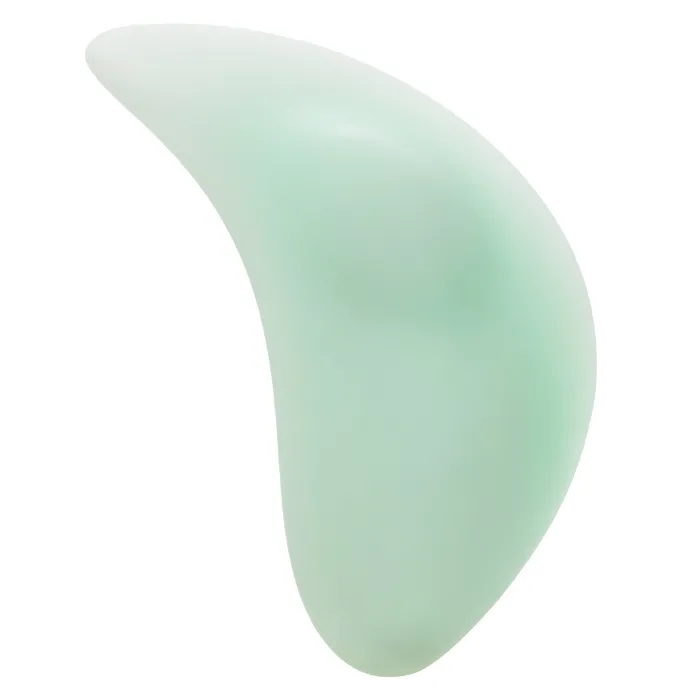 CalExotics Female Sex Toys Bali Ultra Soft First Time Body Hugging Silicone Palm Vibrator Mint Green