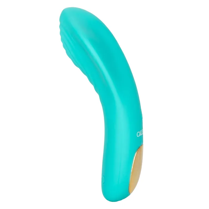 CalExotics Vibrators Pleaser External Palm Sized Teal Vibrator