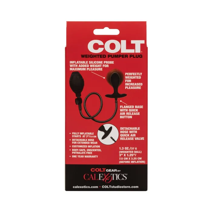 California Exotic Novelties Inc Anal COLT Inflatable Weighted Pumper Plug