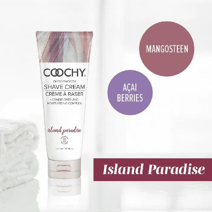 Classic Erotica Coochy Shave Cream Island Paradise Vibrators