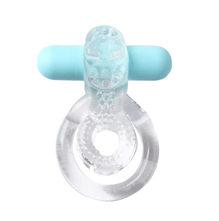 Couples Maia Toys Jayden by Maia Toys Vibrating Erection Enhancer Cock Ring Clear