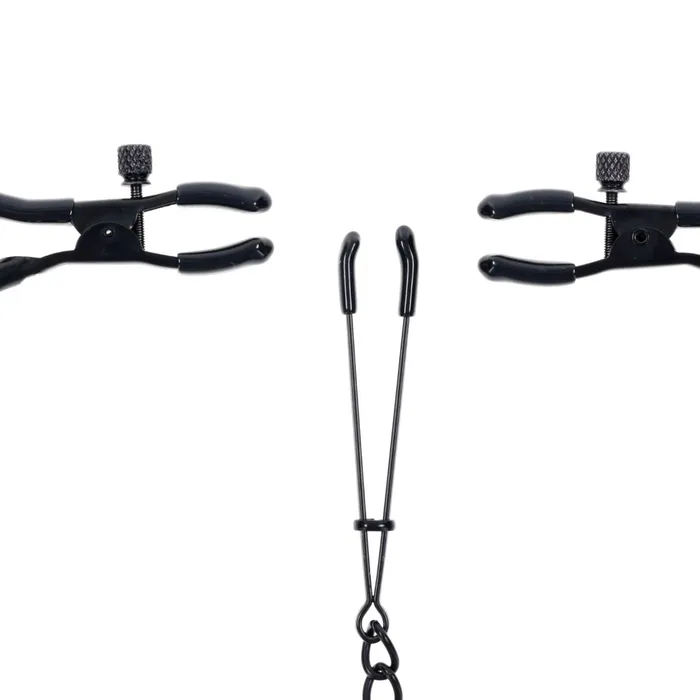 Couples Sportsheets Saffron Nipple to Clit Clamp and Chain Set