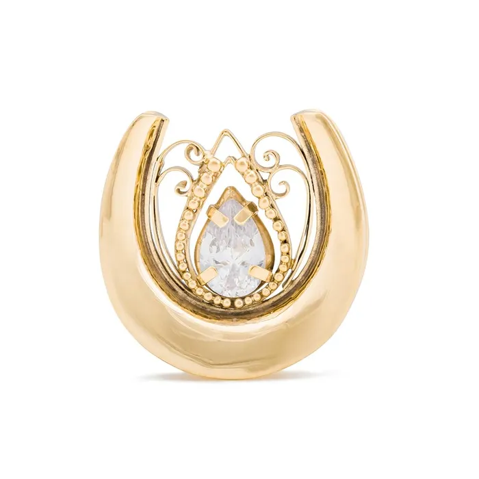 Crystal Tear Drop Gold Plated Saddle Plug Price Per 1 Elementals Organics Anal Crystal Tear Drop Gold Plated Saddle Plug Price Per 1 Elementals Organics Anal