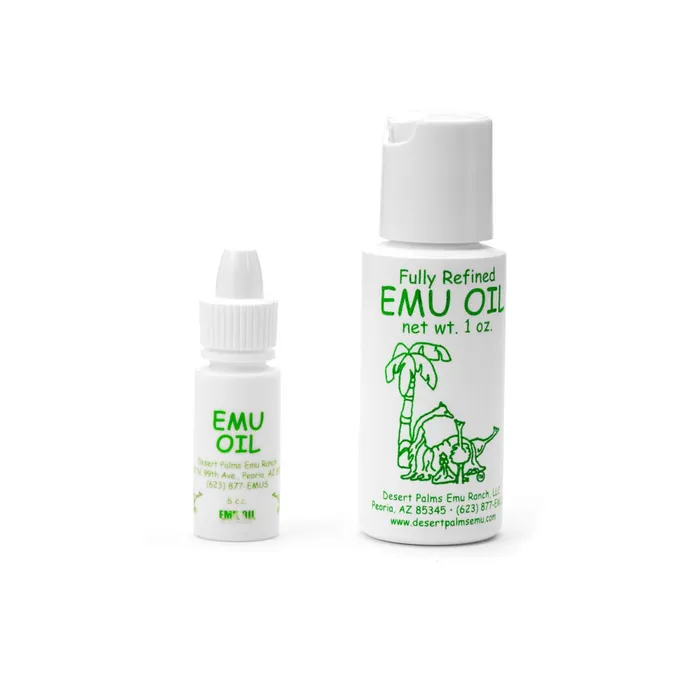 Desert Palms Emu Ranch Emu Oil Piercing or Tattoo Aftercare Stretching 6cc Vial Couples Desert Palms Emu Ranch Emu Oil Piercing or Tattoo Aftercare Stretching 6cc Vial Couples