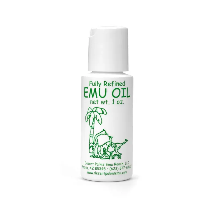 Desert Palms Emu Ranch Emu Oil Piercing or Tattoo Aftercare Stretching 6cc Vial Couples