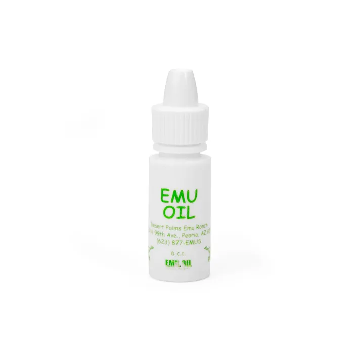 Desert Palms Emu Ranch Emu Oil Piercing or Tattoo Aftercare Stretching 6cc Vial Couples
