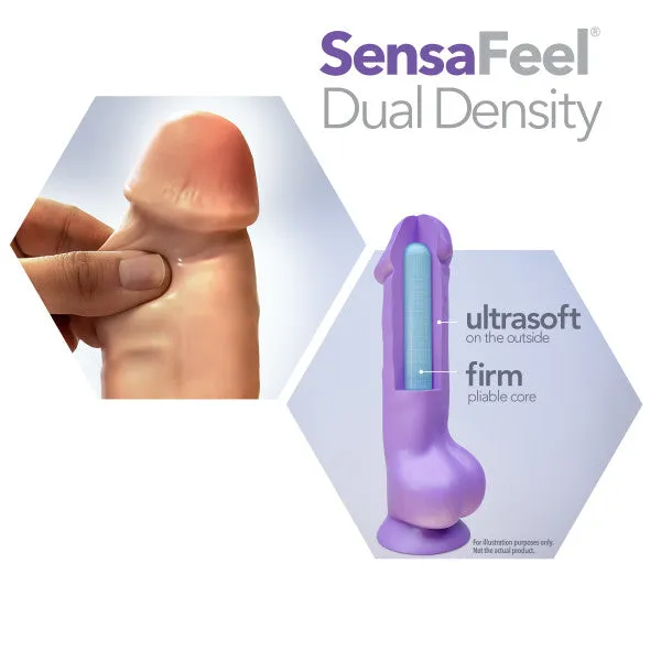 Dildos Au Naturel 65 Inch Dual Density Suction Cup Dildo Mocha Blush