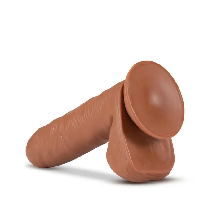 Dildos Blush Coverboy Derek the Bartender 7 Inch Uncut Dildo Mocha