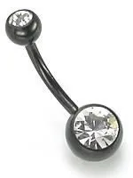 Dildos Tilum 14g Internally Threaded PVD Black Titanium Navel Barbell w Jeweled Balls Price Per 1 Tilum Dildos Tilum 14g Internally Threaded PVD Black Titanium Navel Barbell w Jeweled Balls Price Per 1 Tilum