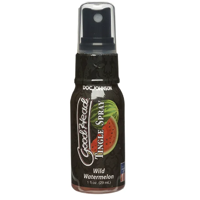 Doc Johnson Couples GoodHead Oral Sex Watermelon Flavored Tingle Spray 1 fl oz Doc Johnson Couples GoodHead Oral Sex Watermelon Flavored Tingle Spray 1 fl oz