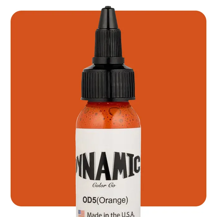 Dynamic Vibrators Dynamic Orange Tattoo Ink 1oz Bottle