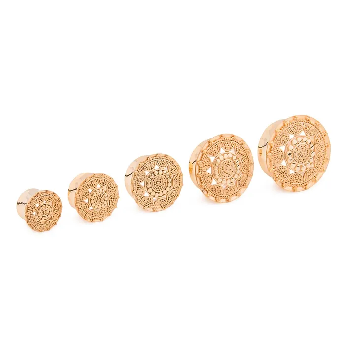 Elementals Organics Anal Tribal Sunshine Gold Plated Plug Price Per 1