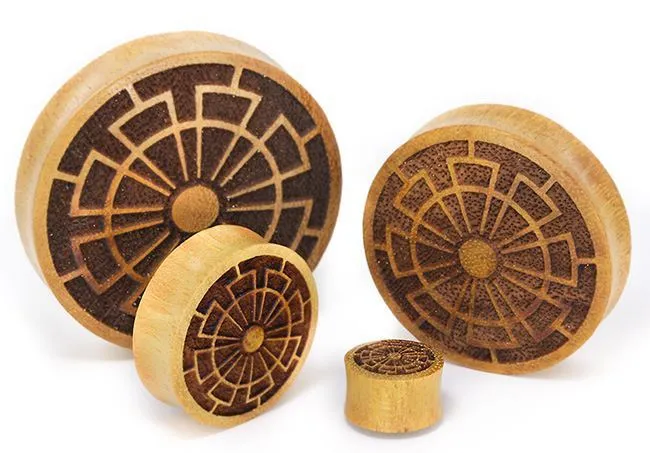 Elementals Organics CROP CIRCLE Design Jackfruit Wood Solid Plugs 12mm 50mm Price Per 1 Vibrators Elementals Organics CROP CIRCLE Design Jackfruit Wood Solid Plugs 12mm 50mm Price Per 1 Vibrators